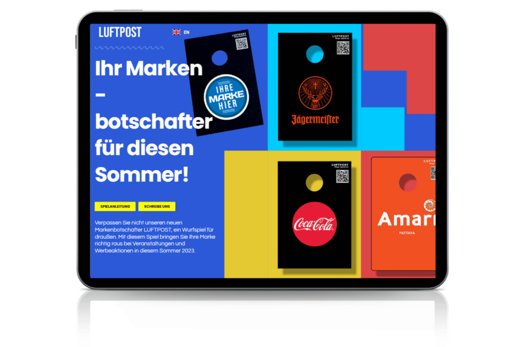 Luftpost Website design & Brand Identity